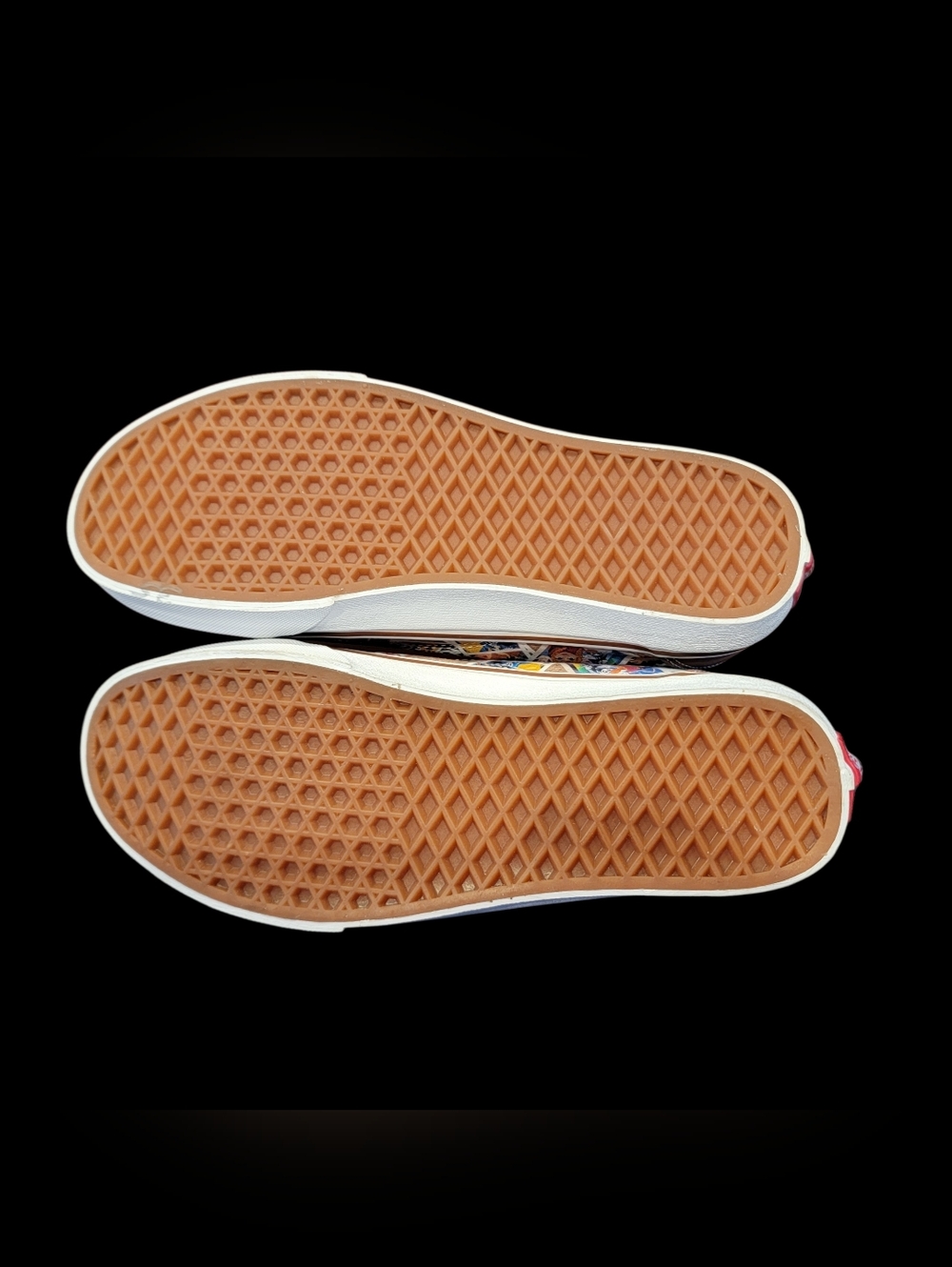 Vans x Disney Old Skool Scrapbook Sneakers Disney 100 Brown Suede Canvas - Picture 8 of 9